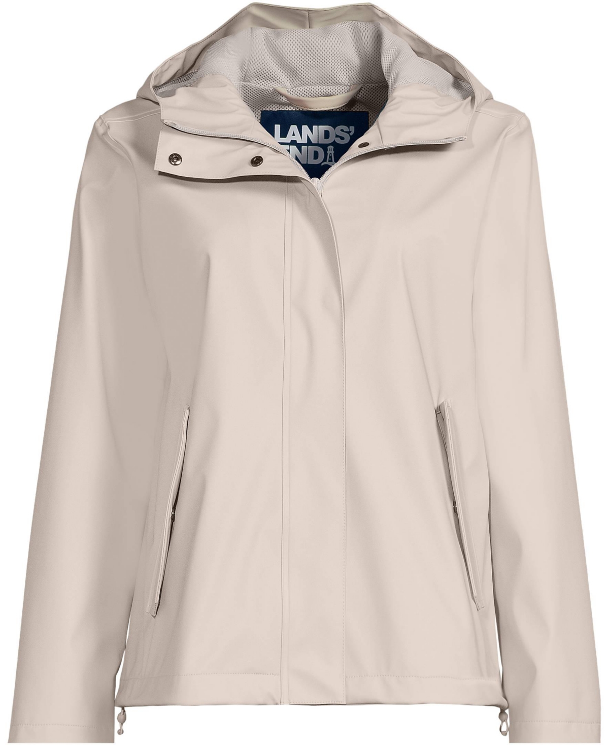 Lands' End Plus Squall Waterproof Rain Slicker Jacket