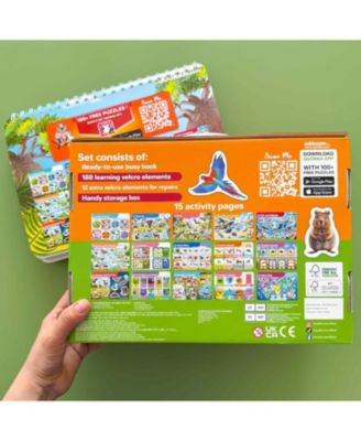 Montessori Busy Book for Toddlers 3-5 Years with Interactive Pages