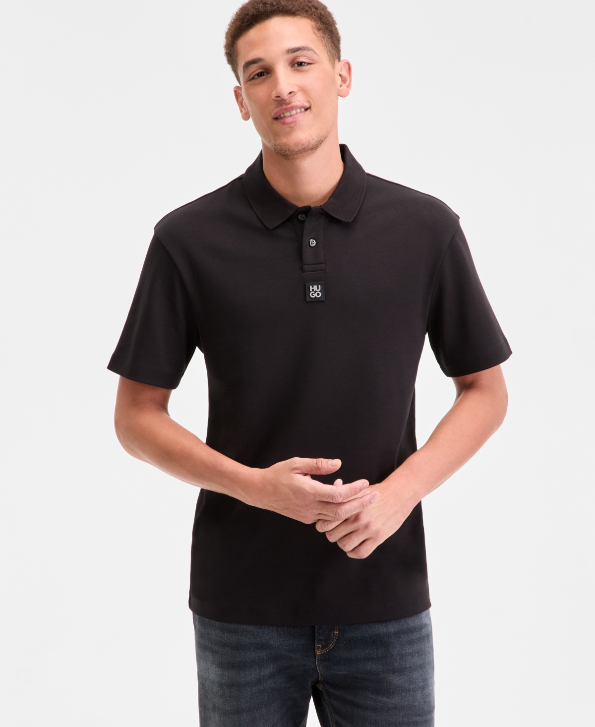 Hugo by Hugo Boss Men's Deabono Polo Shirt - Black