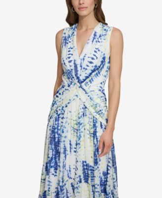 Women's Tie-Dyed Midi Dress