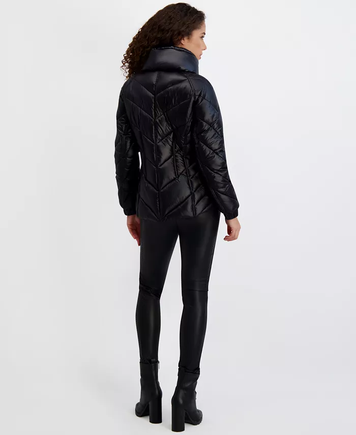 Women's Pillow-Collar Puffer Coat - thumbnail 5