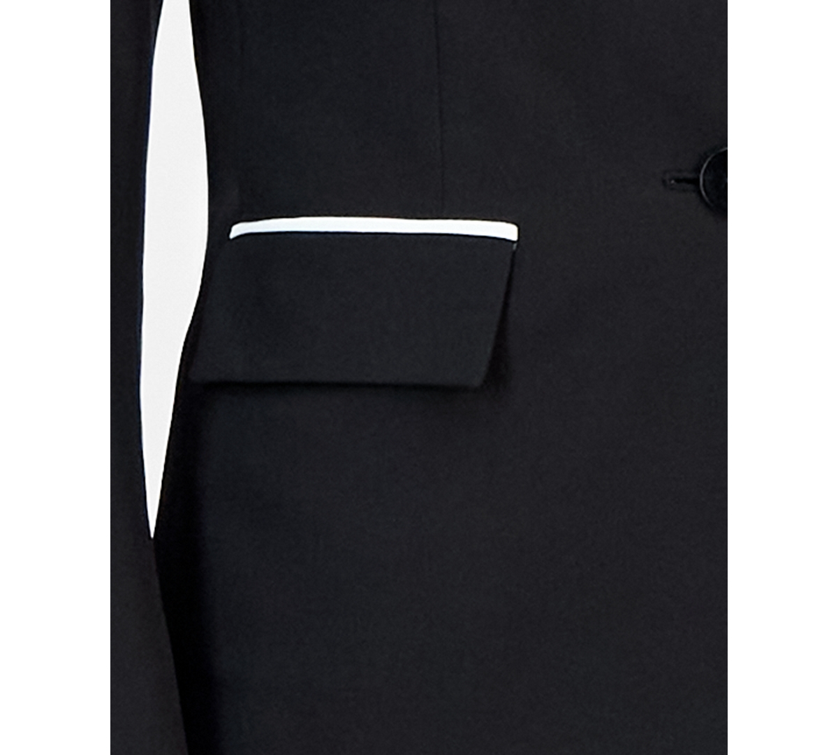 Le Suit Women's Piping-trim Two-button Pantsuit In Multi