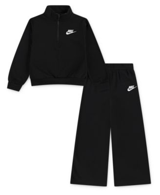 Girls' 4-6X Wide Leg Club Fleece Top and Pants, 2-Piece Set