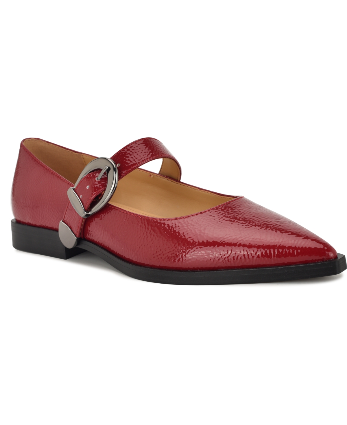 Nine West Women's Katrel Mary Jane Pointy Toe Flats