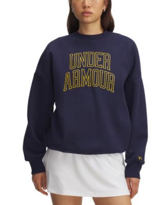 Under Armour - Women's Rival Fleece Oversized Varsity Sweatshirt