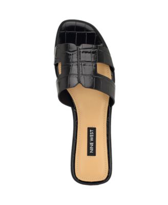 Women's Giny Cutout Flat Slide Sandals