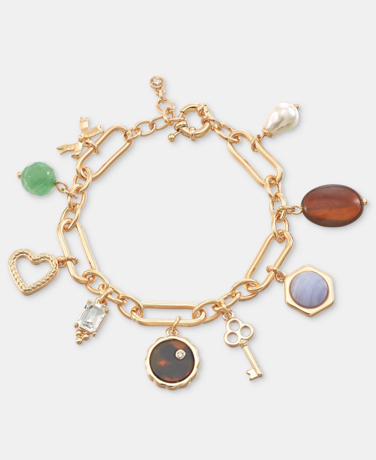 On 34th Multi-charm Flex Bracelet, Macy's Exclusive In Multi