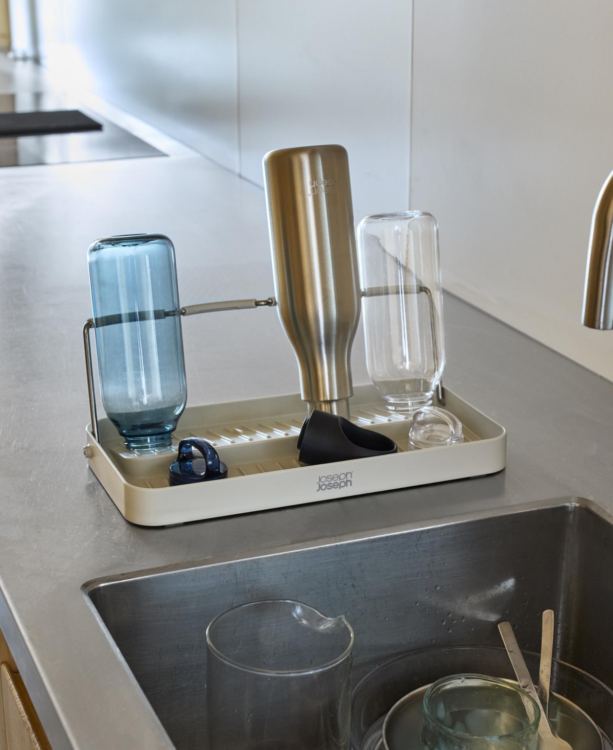 Joseph Joseph DrySmart Folding Water Bottle Drying Rack