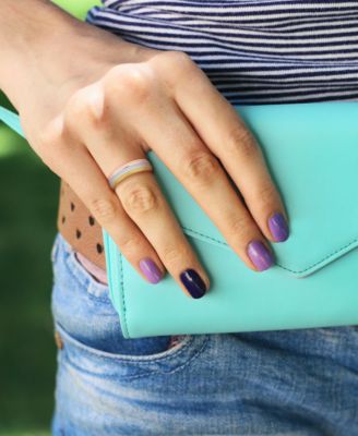 Triple Row Brush Textured Finish Wedding Band in 14k Tricolor Gold