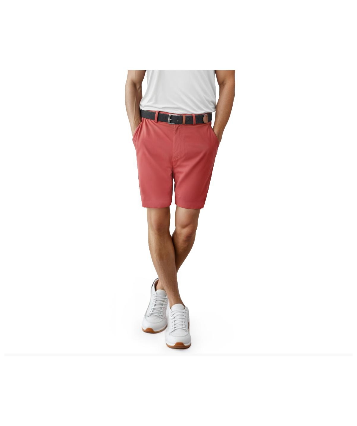 Men's Savannah Twill Microsanded Stretch Short - Berry