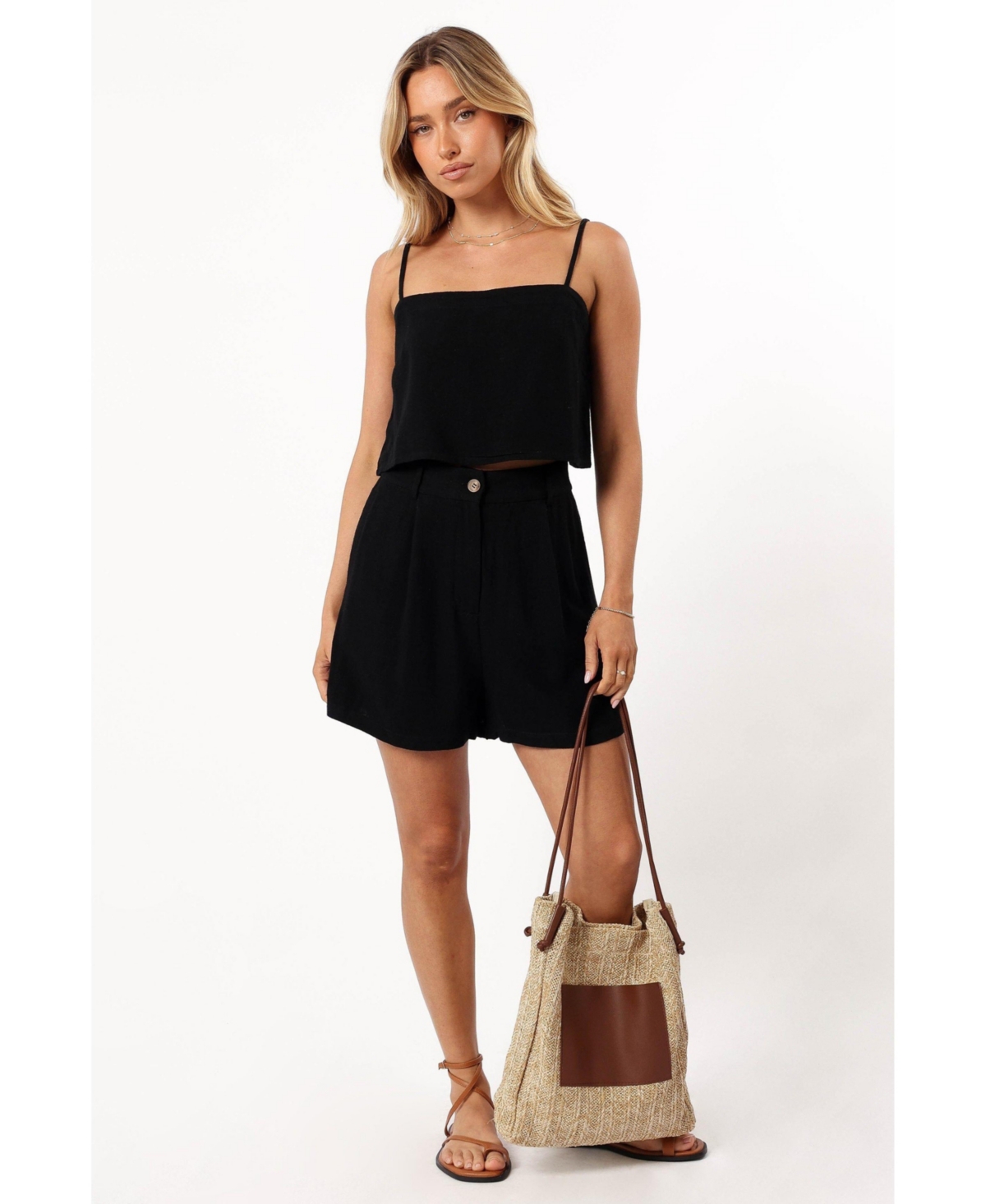 Women's Ryan Short Set - Black - Black