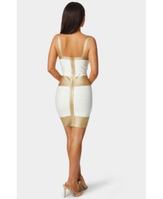 Women's Color Block Bandage Dress