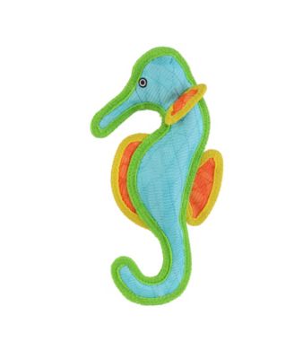 Seahorse, 2-Pack,  Durable Plush Squeaky Dog Toy