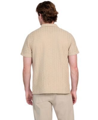 Men's Wesley Crochet Resort Shirt