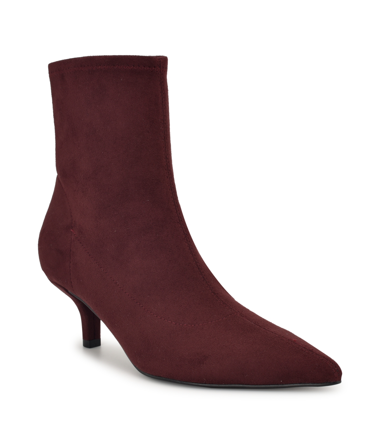 Women's Tabbie Kitten Heel High Ankle Booties - Cognac