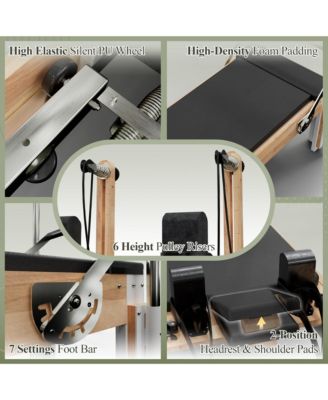 Wooden Reformer & Cadillac Trapeze Table – Full Studio Set with Sitting Box