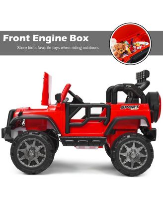 12V 2 Seater Kids Ride On Car with Storage Room