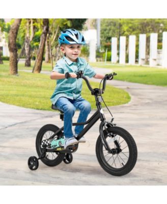 Mecale 14 Inch Kids Bike with Removable Training Wheels for Aged 3-8 Years Old