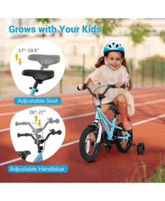 Kids Bike 12-Inch Children Training Bicycle with 2 Brake for 3-8 Years Old