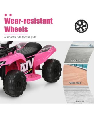 6V Kids ATV Quad Electric Ride On Car with LED Light and MP3