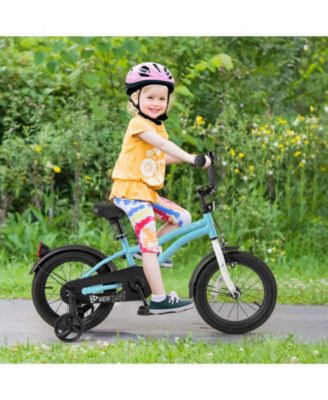 Mecale Kids Bike 14-Inch Children Training Bicycle with 2 Brake for 3-8 Years Old