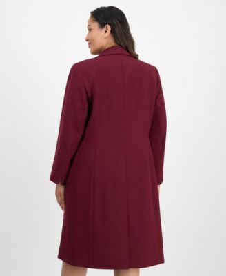 Plus Size Sleeveless Sheath Dress Suit Set