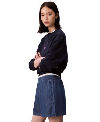 Women's Chambray Pull-On Shorts