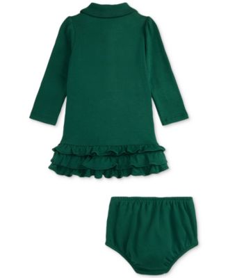 Baby Girls Ruffled Polo Dress