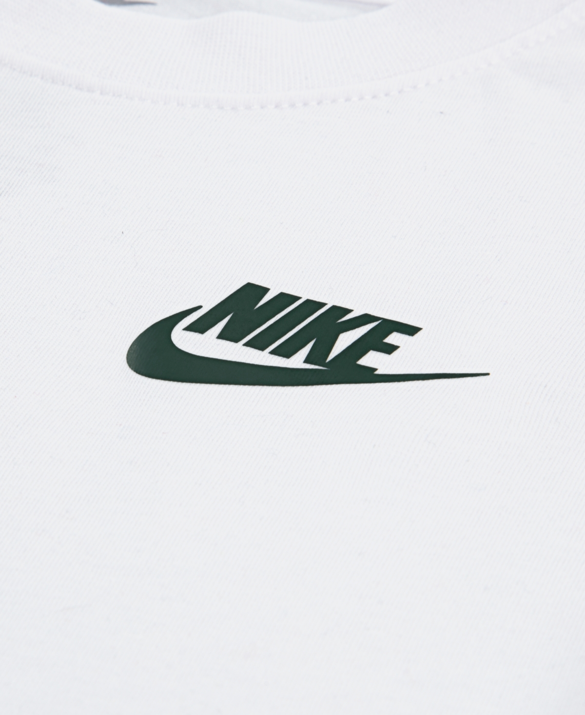 Nike Little Girls Printed Club Ringlet T-shirt In White