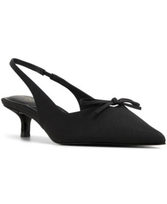 ALDO Women's Azizza Sling-Back Bow Kitten Heel Pumps Macy's