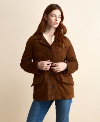 Women's Dahlia Suede Shirt Jacket