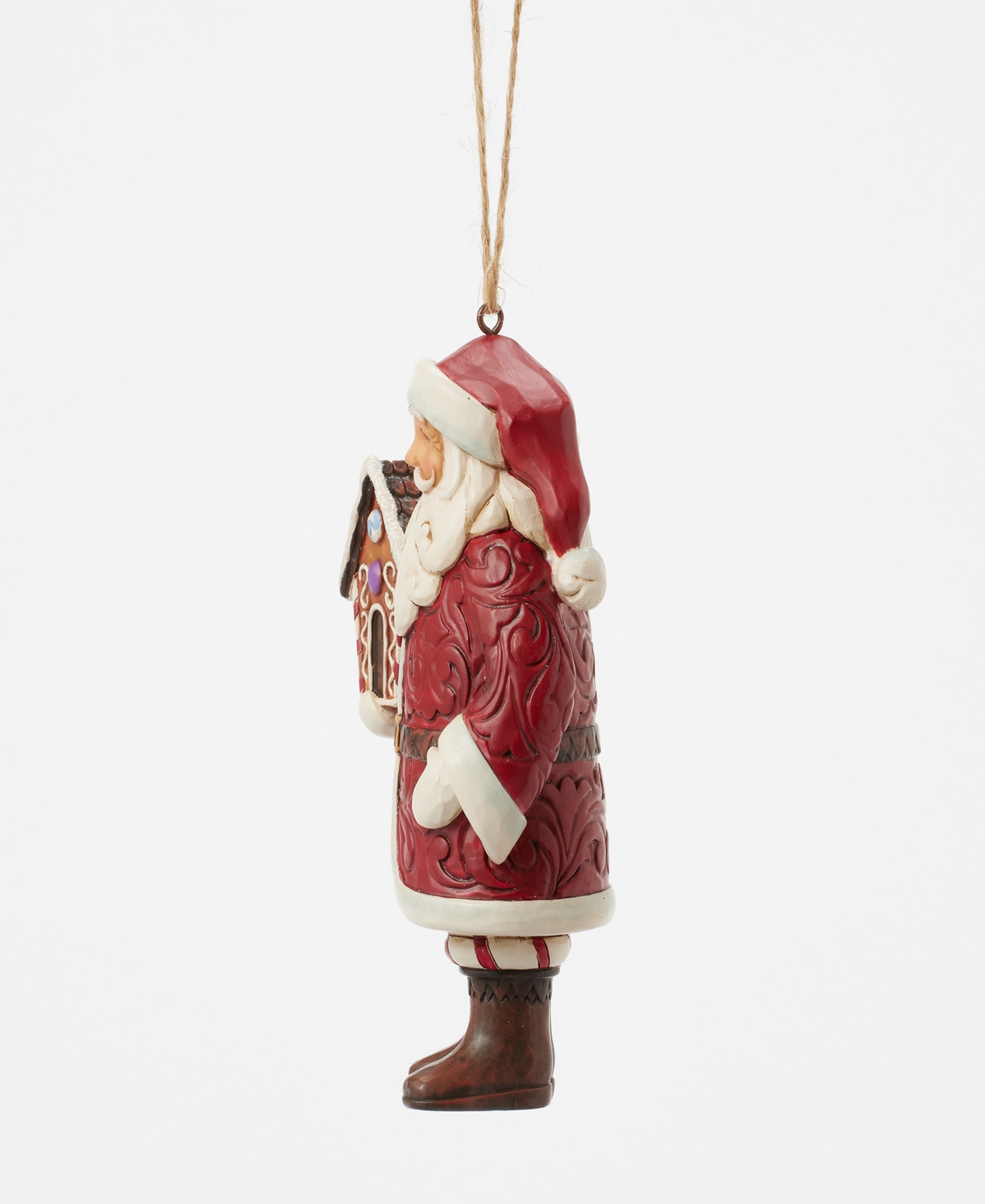 Jim Shore Gingerbread Santa Ornament In Multi