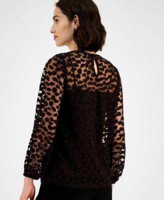 Women's Long-Sleeve Burnout Top