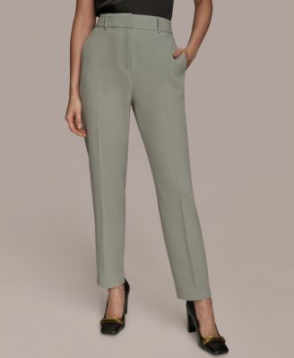Donna Karan New York - Women's Flat-Front Straight-Leg Pants