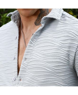 Men's Self-Design Wave Shirt