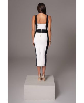 Celebration Colorblock Midi Skirt