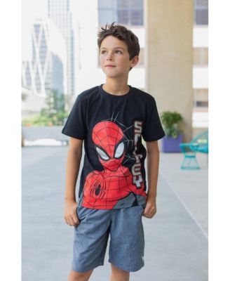 Boys Marvel 4 Pack T-Shirts