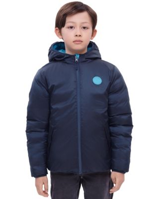 Little and Big Boys' Reversible Lightweight Puffer Jacket