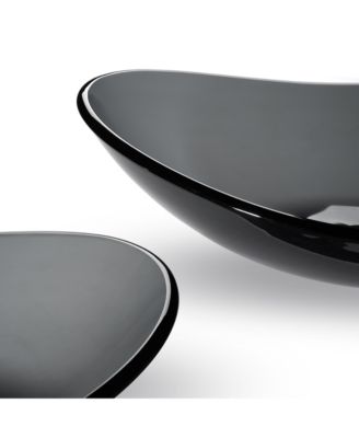  6 7/8" x 1 15/16" x 12 3/8"- Bathroom Faucet Vessel Sink Kit Vanity Mixer Tap Tempered Glass Sink