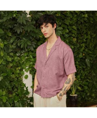 Men's Heathered Korean Oversized Shirt