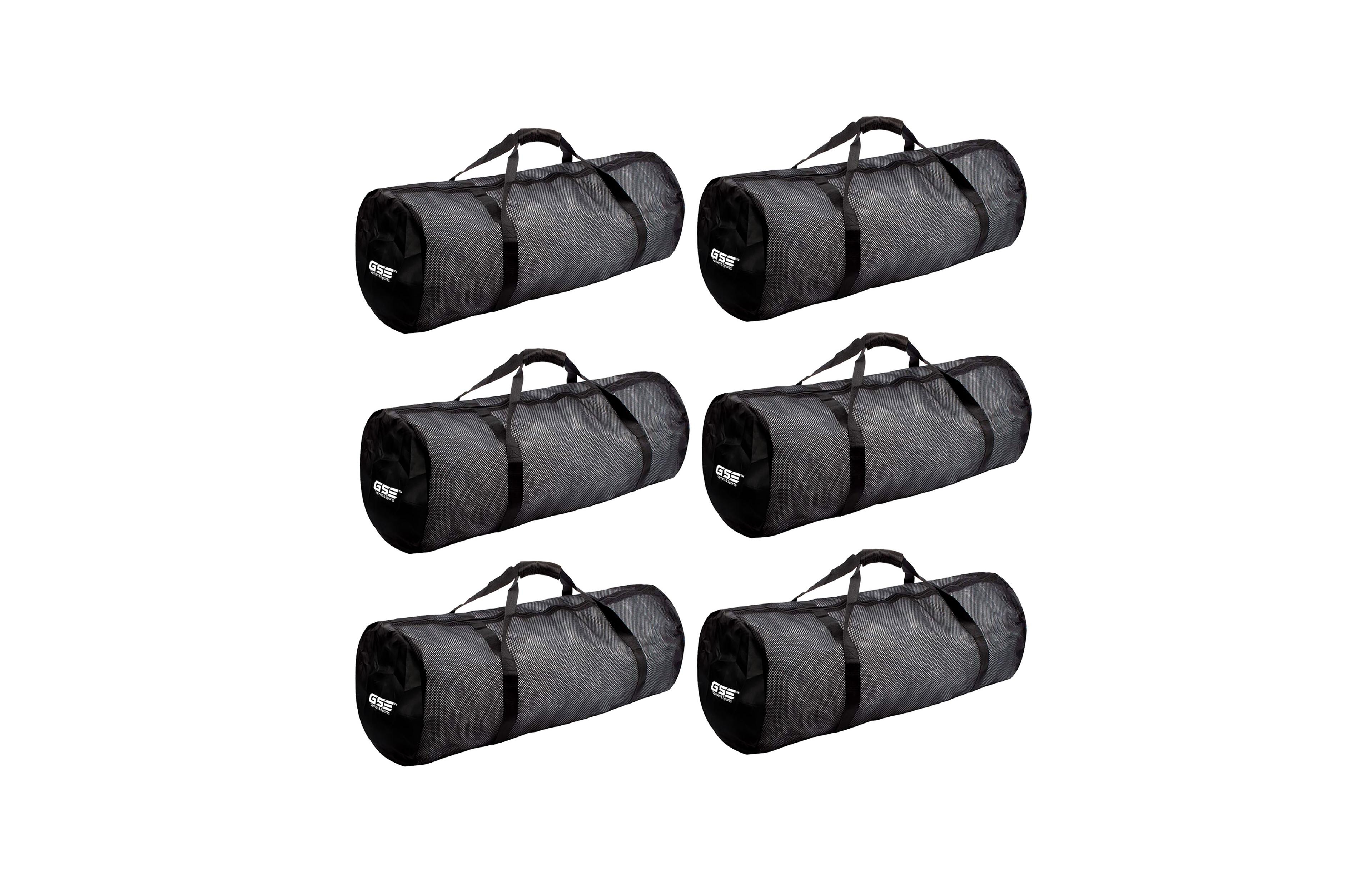 Gse Games & Sports Expert Large Mesh Equipment Duffel Bag, Scuba Bag with Zipper for Diving Equipment