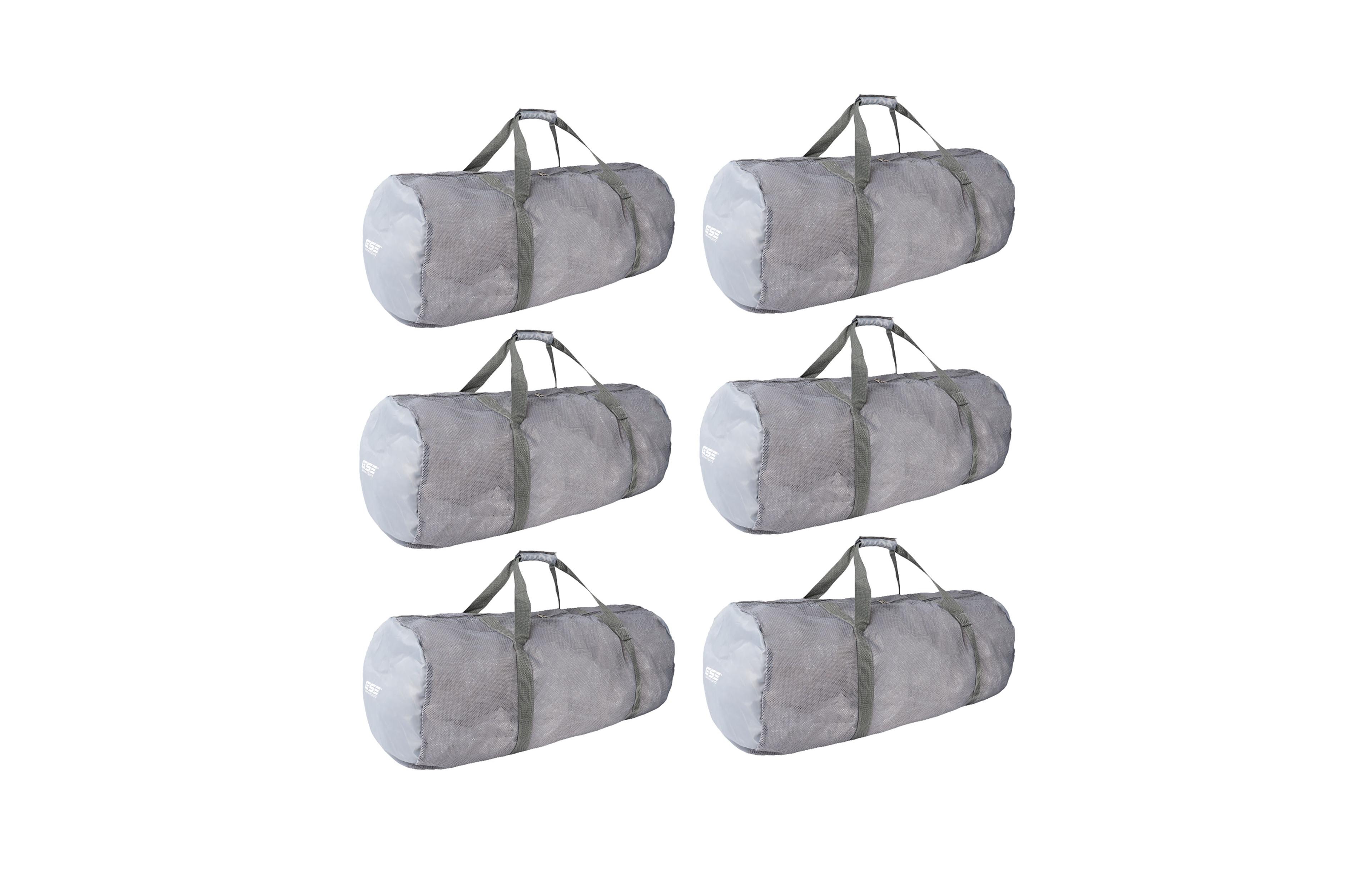 Gse Games & Sports Expert Large Mesh Equipment Duffel Bag, Scuba Bag with Zipper for Diving Equipment