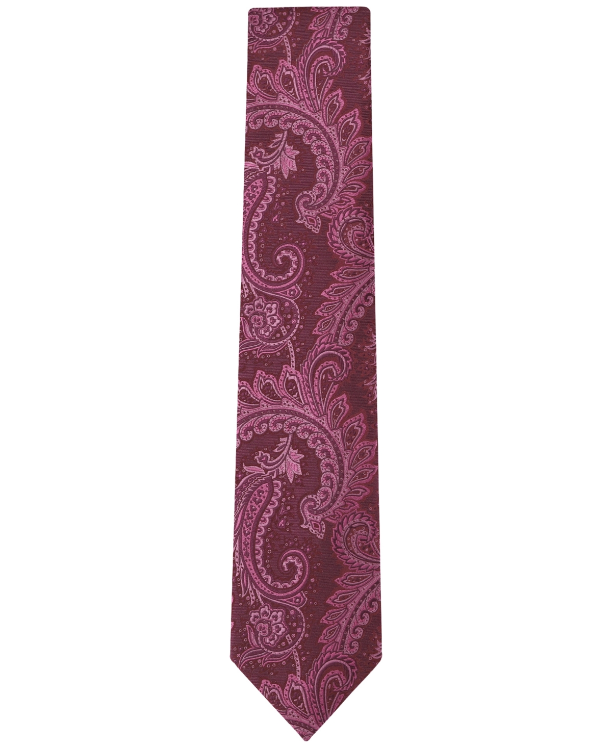 Tommy Hilfiger Men's Lucia Classic Paisley Tie In Burgundy
