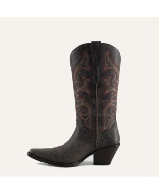 Tessa Fine Leather Cowgirl Boots - Stylish Western Footwear & Comfort By Buck & Brana