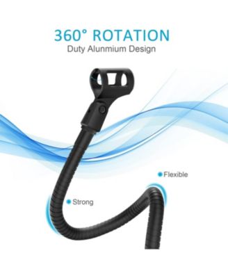 k08g USB Recording Microphone Gold and H1 Gooseneck Mic Arm Stand