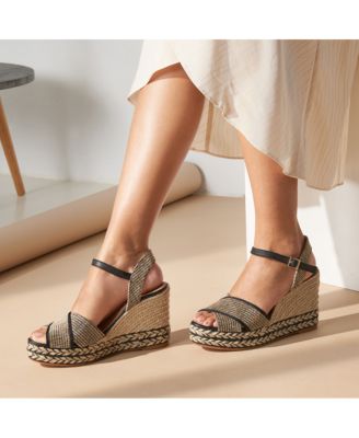 Empuria Canvas Espadrille Sandal Wedges