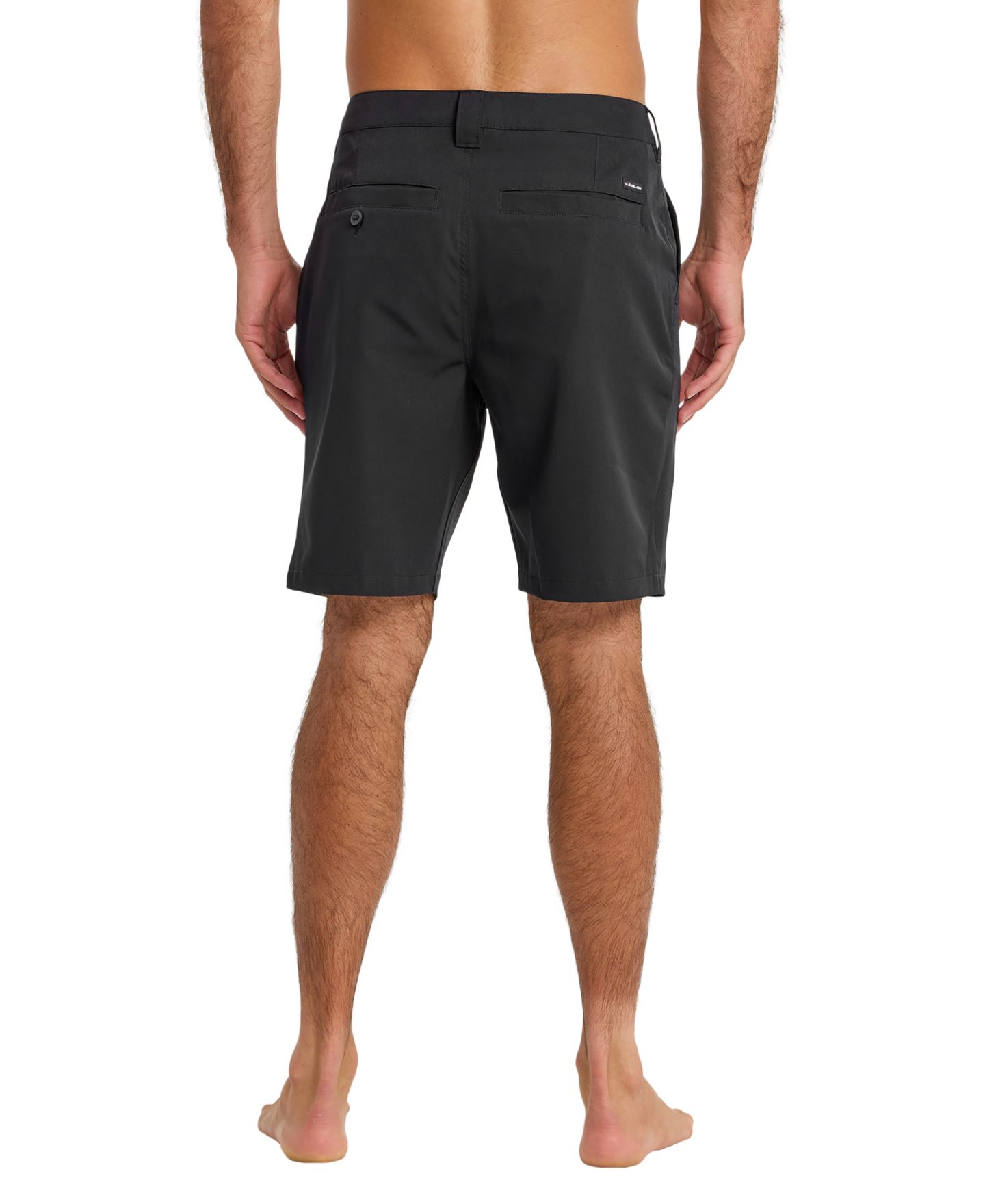Мужские шорты Quiksilver Union Amphibian Hybrid Shorts, 20" Outseam, цвет: Чёрный — фото 5