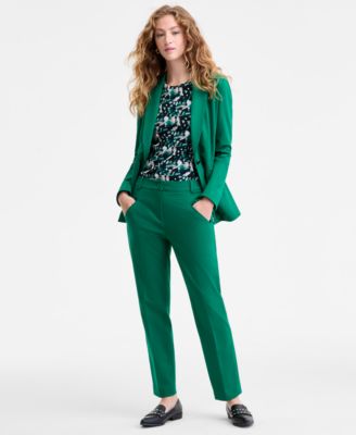 Bar III - Women's Compression High-Rise Straight-Leg Pants