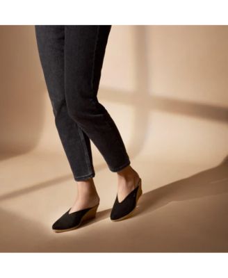 Truja Suede Espadrille Mule Wedges