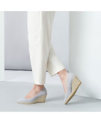  Roses Canvas U Cut Espadrille Wedges